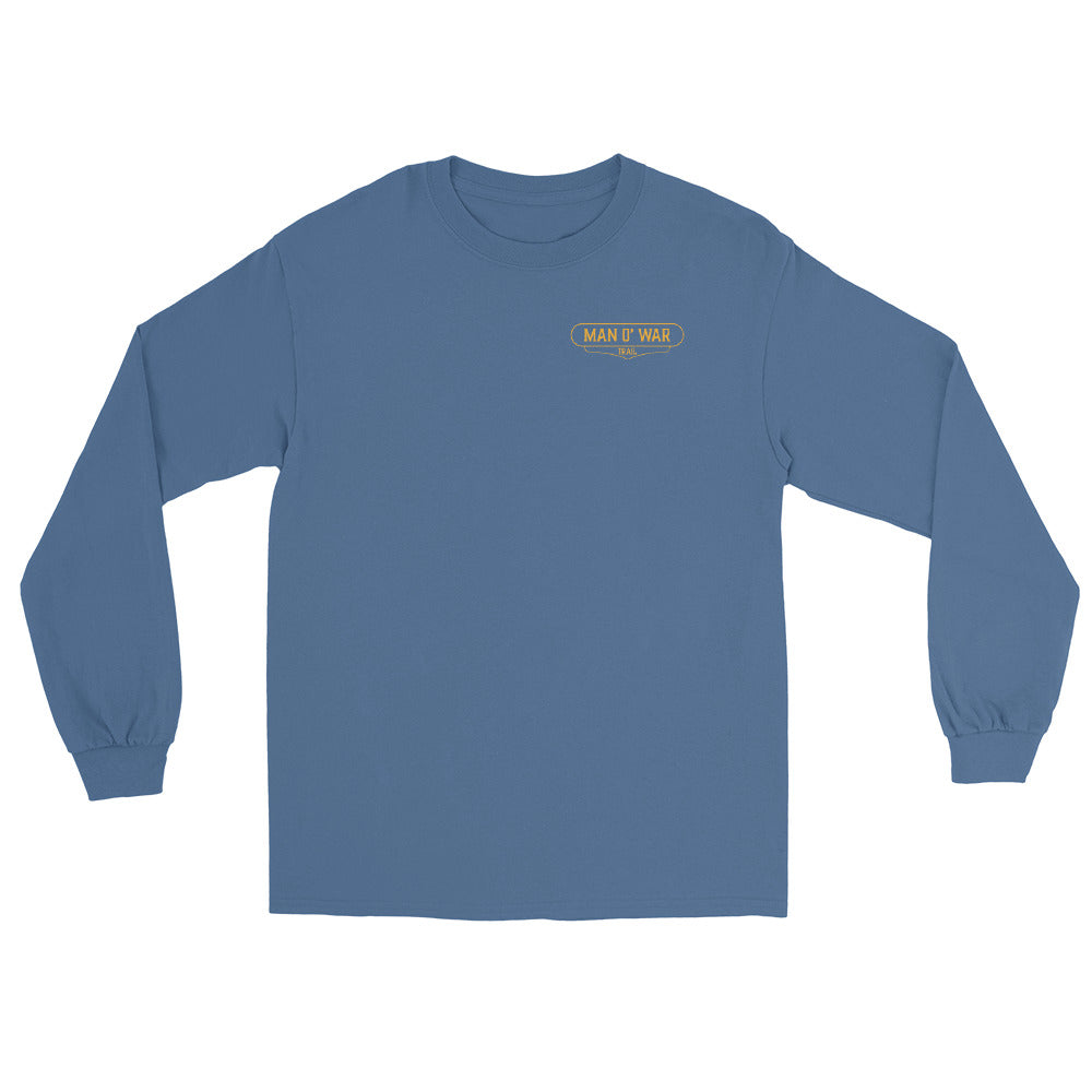 everyone border long sleeve tee shirt ＸL everyone border long sleeve tee shirt (NAVY) | everyone
