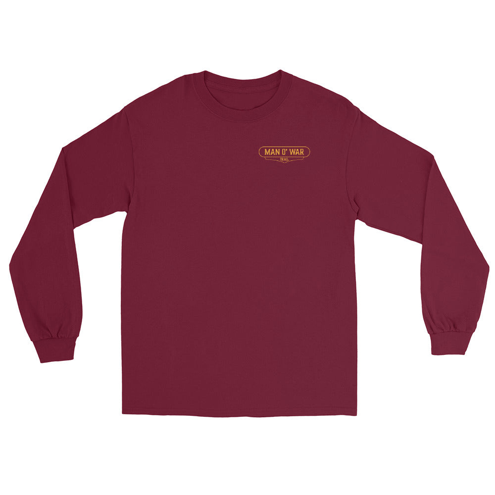 ★OY★BASIC LOGO LONG SLEEVE-FOREST GREEN★正規品/直送料込 Man O' War Trail Long Sleeve Shirt – Explore Harris County